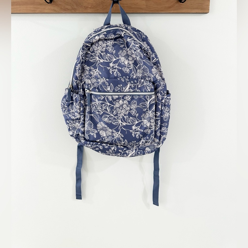 Mad Maverick Blue Floral Backpack